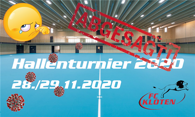 Absage Hallenturnier 2020