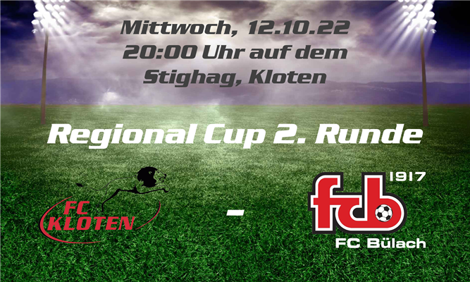 Herren 1: Cup Hit gegen den FC Bülach