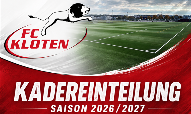 KADEREINTEILUNGEN 2026/2027