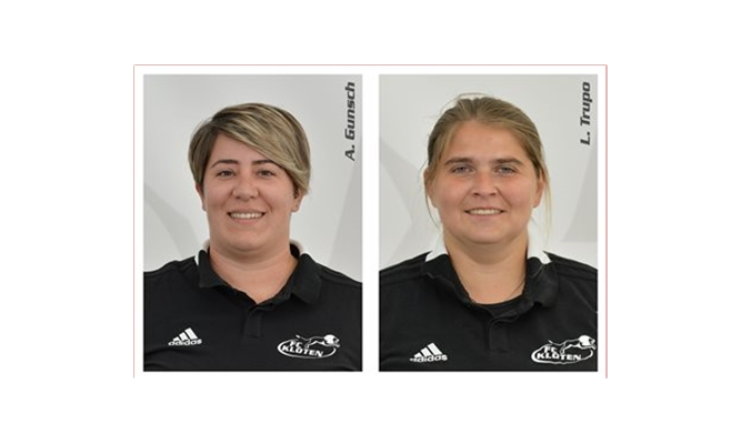 Alexandra Gunsch und Loredana Trupo sind stolze Besitzerinnen des C-Diplom's